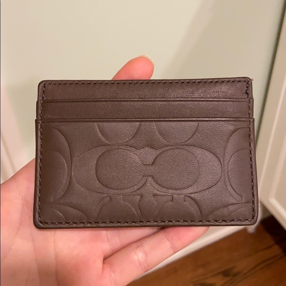 NWOT Coach Card Wallet